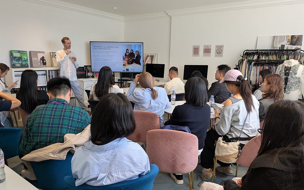 Visiting students listening to a teaching session in London during the August 2026 summer school